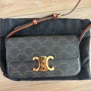 Celine Triomphe Claude Shoulder Bag